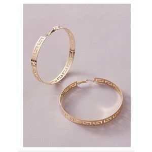 "Greek Goddess" Hoop Earrings